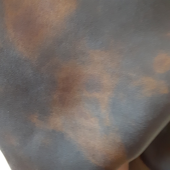 NWT Faux Leather Cargo Pants Distressed Patina - Picture 3 of 13